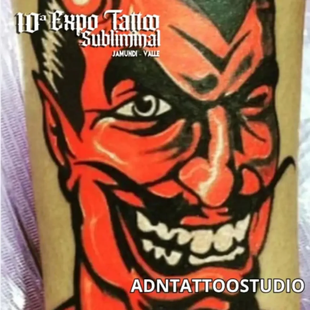 tattoo diablo rojo