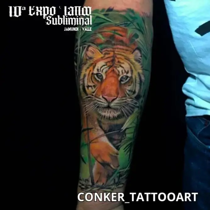 tatuaje de un tigre