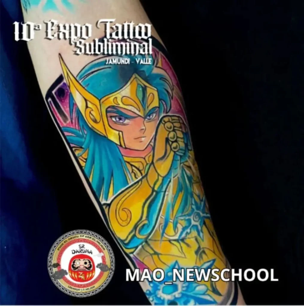 caballeros de zodiaco tattoo