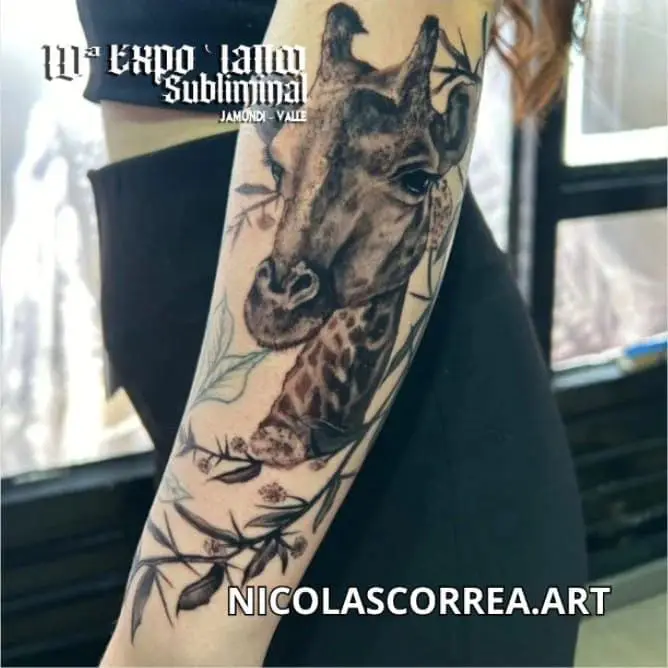jirafa tattoo