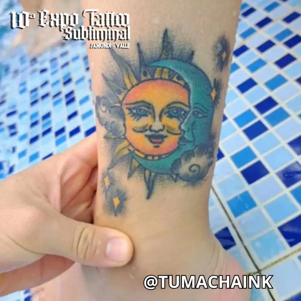 sol y luna tattoo